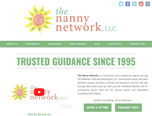 Tablet Screenshot of nanny-network.com